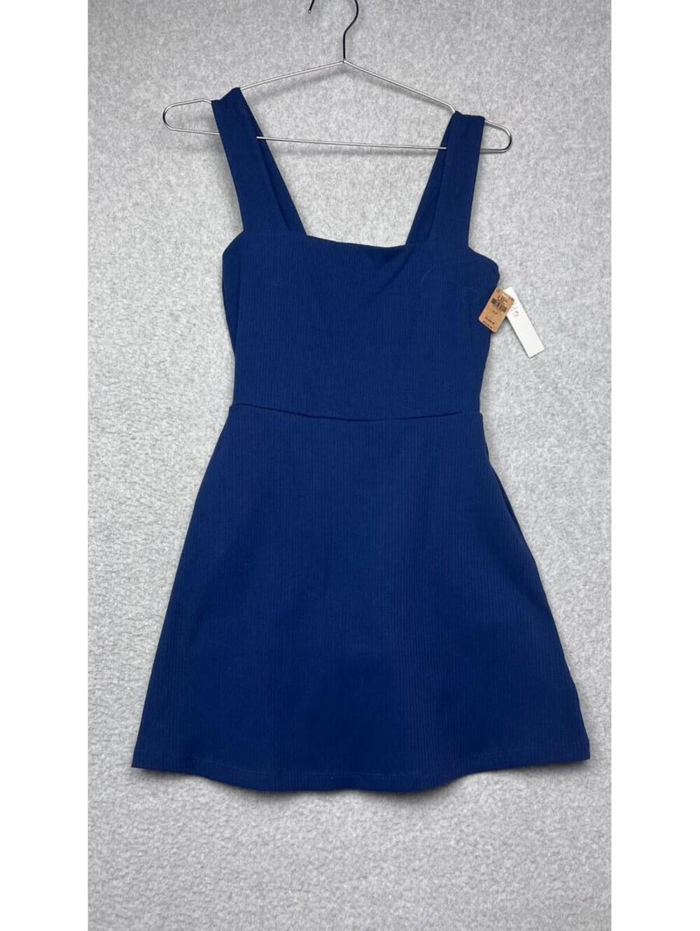 PINK Victoria Secret Ribbed Square Neck Active Dress Tennis Preppy Clean Girl S